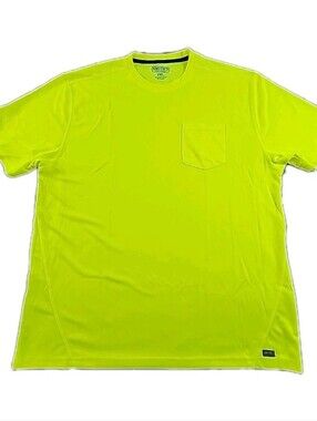 Smith’s Workwear T Shirt Mens XXL High Visibility Polyester Laser Yellow NWT